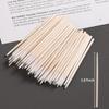 Fcozpjk 200PCS Precision Tip Cotton Swabs with Wooden Sticks, Pointed Tip Cotton Swabs for Nail Polish Touch Up, Disposable Makeup Applicators, Cotton Sticks for Makeup, Microblading Supplies view 3