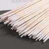 Fcozpjk 200PCS Precision Tip Cotton Swabs with Wooden Sticks, Pointed Tip Cotton Swabs for Nail Polish Touch Up, Disposable Makeup Applicators, Cotton Sticks for Makeup, Microblading Supplies view 4