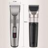 CAFFIA Hair Clippers - Professional Hair Clippers for Men, Cordless Hair Cutting Kit with Ceramic Blades & LED Display, 5 Speed Adjustment, 4 Guide Combs for Stylish view 2