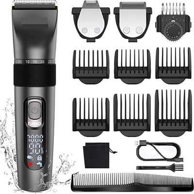 CAFFIA Hair Trimmer Professional Hair Clipper for Men Men Grooming Kit 3 In1Hair Trimmer USB Charging Haircut Machine Hair Care and Styling