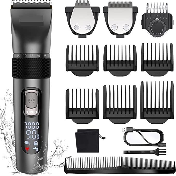 CAFFIA Hair Trimmer Professional Hair Clipper for Men Men Grooming Kit 3 In1Hair Trimmer USB Charging Haircut Machine Hair Care and Styling