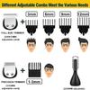CAFFIA Electric Beard Trimmer, 6 in 1 Whole Body Washable Design Professional Grooming Kit, Low Noise LED Display and USB Rechargeable Trimmer view 4
