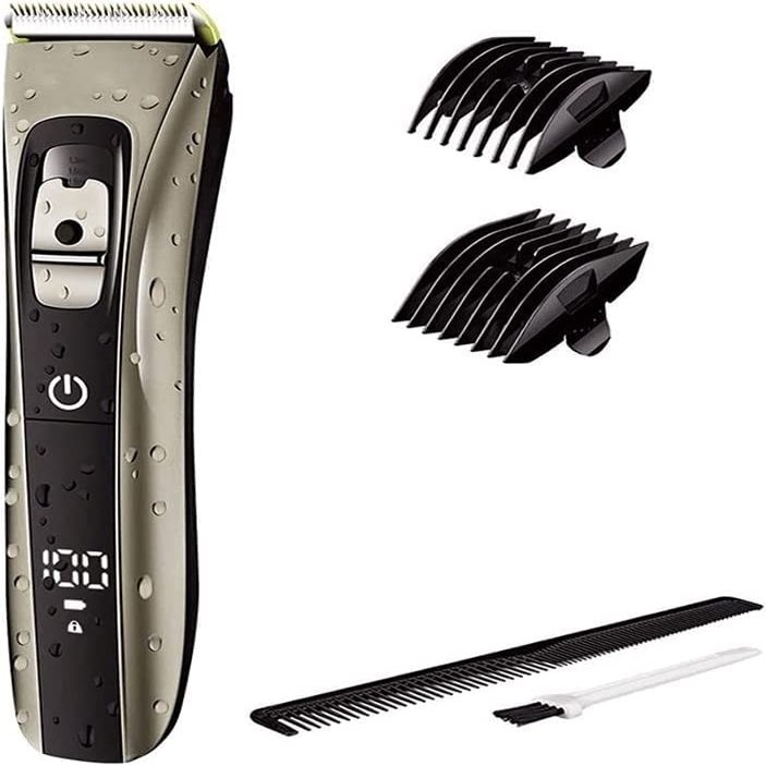CAFFIA Electric Hair Razor,Multifunctional Rechargeable Display Hair Trimmer Beard Shaver Electric Haircut Kit
