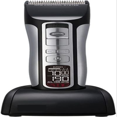 CAFFIA Hair Trimmer Professional Electric Hair Clipper Rechargeable 2600mA Lithium Battery LCD Display Hair Trimmer Haircut Machine Hair Care and Styling