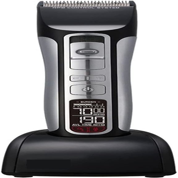 CAFFIA Hair Trimmer Professional Electric Hair Clipper Rechargeable 2600mA Lithium Battery LCD Display Hair Trimmer Haircut Machine Hair Care and Styling