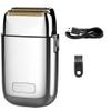 Men's Shaver, Full Metal Electric Shaver For Men Hair Beard Electric Razor Bald Head Shaving Machine Finishing Fades Rechargeable (Color : Silvery with box) view 1