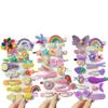 42Pcs Adorable Toddler Hair Clips for Girls Sweetie Rainbow Flower Fruit Satrfish Colorful Duckbill Barrettes Hair Accessories view 1