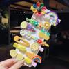 42Pcs Adorable Toddler Hair Clips for Girls Sweetie Rainbow Flower Fruit Satrfish Colorful Duckbill Barrettes Hair Accessories view 2