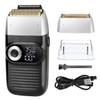Men's Shaver, Rechargeable Hair Shaver for Men Electric Shaver Beard Electric Razor Bald Head Fades Shaving Machine Finishing Tools (Color : Black) view 1