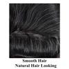 Healthlif Hair Toupee For Men Real Hairline Human Hair Piece For Men Toupee Hair Replacement System PU Skin Mens Hairpieces Protesis Capilar Para Hombre 7X9#1 Jet Black view 4