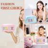 oyhqes 2Pcs Preppy Makeup Organizer Bag Set (hair,face) view 3