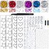 Face Glitter Body Glitter Gel with Self Adhesive Stickers view 1