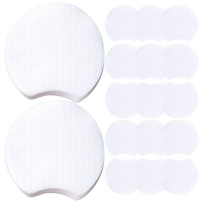POPETPOP 1200pcs Makeup Remover Pads Half-Moon Non-Woven Cloths for Wet Dry Use for Travel Daily Cleansing Gentle Skin for Face Eye Makeup Removal
