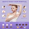 AMZGIRL Laser Hair Removal for Women and Men, IPL Hair Removal 999,999 Flashes Permanent Hair Removal Device for Facial Facial Legs Arms Bikini Line Whole Body Use at-Home view 4