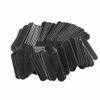 100 PCS Finger Nail File Black Nail Files and Buffers Double Sided Nail Files Emery Board Fine Grit Fingernail File Travel Kit Finger Nail Filer view 1