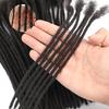 0.4cm Dreadlock Extension 10Inch 60 Strands 100% Real Human Hair Loc Extensions for Man/Women Handmade Permanent Human Hair Loc Extensions view 3
