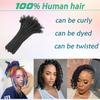 0.4cm Dreadlock Extension 10Inch 60 Strands 100% Real Human Hair Loc Extensions for Man/Women Handmade Permanent Human Hair Loc Extensions view 4