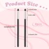 4 Pieces Eyeliner Smudge Brush Pencil Soft Makeup Tool Eyeshadow Applicators Blending Brush Professional Sponge Blending Makeup Tool for Women Blending Eye Shadow Liner view 2