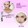 Bathroom Makeup Mirror Wall Hanging Folding Double-Sided Beauty Dressing Stretching with 1X/3X Magnification Two-Sided 360Swivel Design Extendable Bathroom Mirror Silver view 2