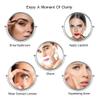 Bathroom Makeup Mirror Wall Hanging Folding Double-Sided Beauty Dressing Stretching with 1X/3X Magnification Two-Sided 360Swivel Design Extendable Bathroom Mirror Silver view 3