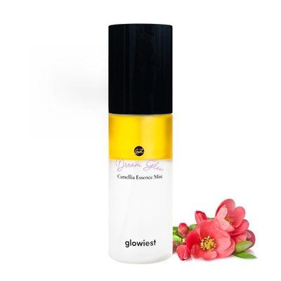glowiest Dream Glow Camellia Essence Mist- Glass Skin Hydration & Soothing. Glow-Booster ; All In One Multi Mist+Toner+Serum l 75% Camellia Flower Water (2.70 fl. oz (80 ml))