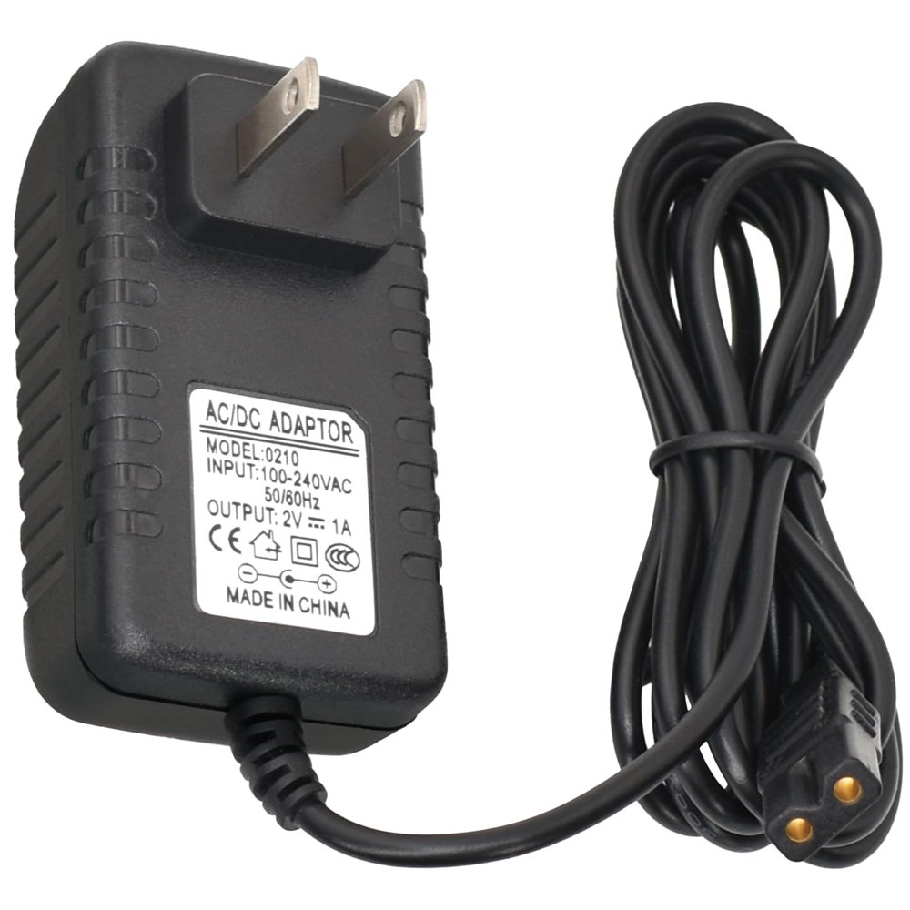 2V Charger Replacement for Wahl Shaver Shaper 8061, 8163, 8786-1001, 7367, 7029, 7060, 7035, 7339, 4000, 7063-017, 7065-017, WAKH4, 7064-017, 7061-917, 5-Star Series Trimmer Clipper Power Adapter