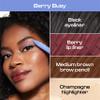 Alleyoop Pen Pal 4-in-1 Makeup Pen  Comes with Eyeliner, Lip Liner, Highlighter Makeup & Eyebrow Pencils for Women  Portable, Touch-Up On the Go  Cruelty-Free, Vegan (Berry Busy (Medium - Deep) view 4