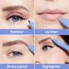 Alleyoop Pen Pal 4-in-1 Makeup Pen  Comes with Eyeliner, Lip Liner, Highlighter Makeup & Eyebrow Pencils for Women  Portable, Touch-Up On the Go  Cruelty-Free, Vegan (In A Rouge (Light) view 3