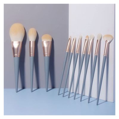 10 Makeup Brush Set Super Soft Refreshing Hand Foundation Loose Powder Eye Shadow Animal Hair