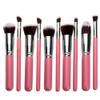 10 Pcs Makeup Brushes Set Cosmetics Foundation Blending Blush Tool Powder Eyeshadow Cosmetic (Color : F) view 1