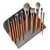12 Makeup Brush Set, a Full Set of Professional Soft Hair Loose Powder Blush Brush Makeup Tools (Color : A) view 1