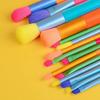 15pcs Makeup Brushes Professional Powder Foundation Eyeshadow Make Up Brush Set Synthetic Hair Colourful view 2