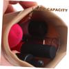balacoo 4pcs Makeup Pouch Portable Pu Cosmetic Bags for Lipstick for Travel Business and Everyday Use Colors Smoky view 4