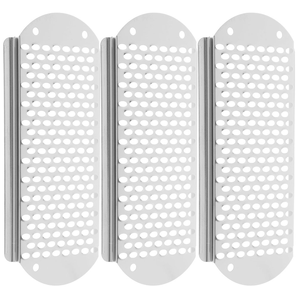 3-Piece Metal Foot Rasp Remover - Dead Skin Heel Scraper for Cracked Heels - Sliver Color