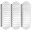 3-Piece Metal Foot Rasp Remover - Dead Skin Heel Scraper for Cracked Heels - Sliver Color view 1