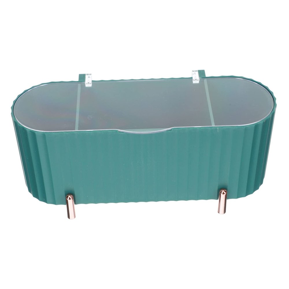 Angoily Multipurpose Cosmetics Storage Box Compact Lightweight Makeup Pad Holding Case Cotton Swab Box for Home Use Sturdy Sealed Lid