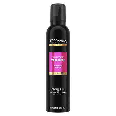 TRESemm Plumping Mousse Amplified Volume for 24H Lift and Body with Pro Lock Technology 10.5 Fl Oz
