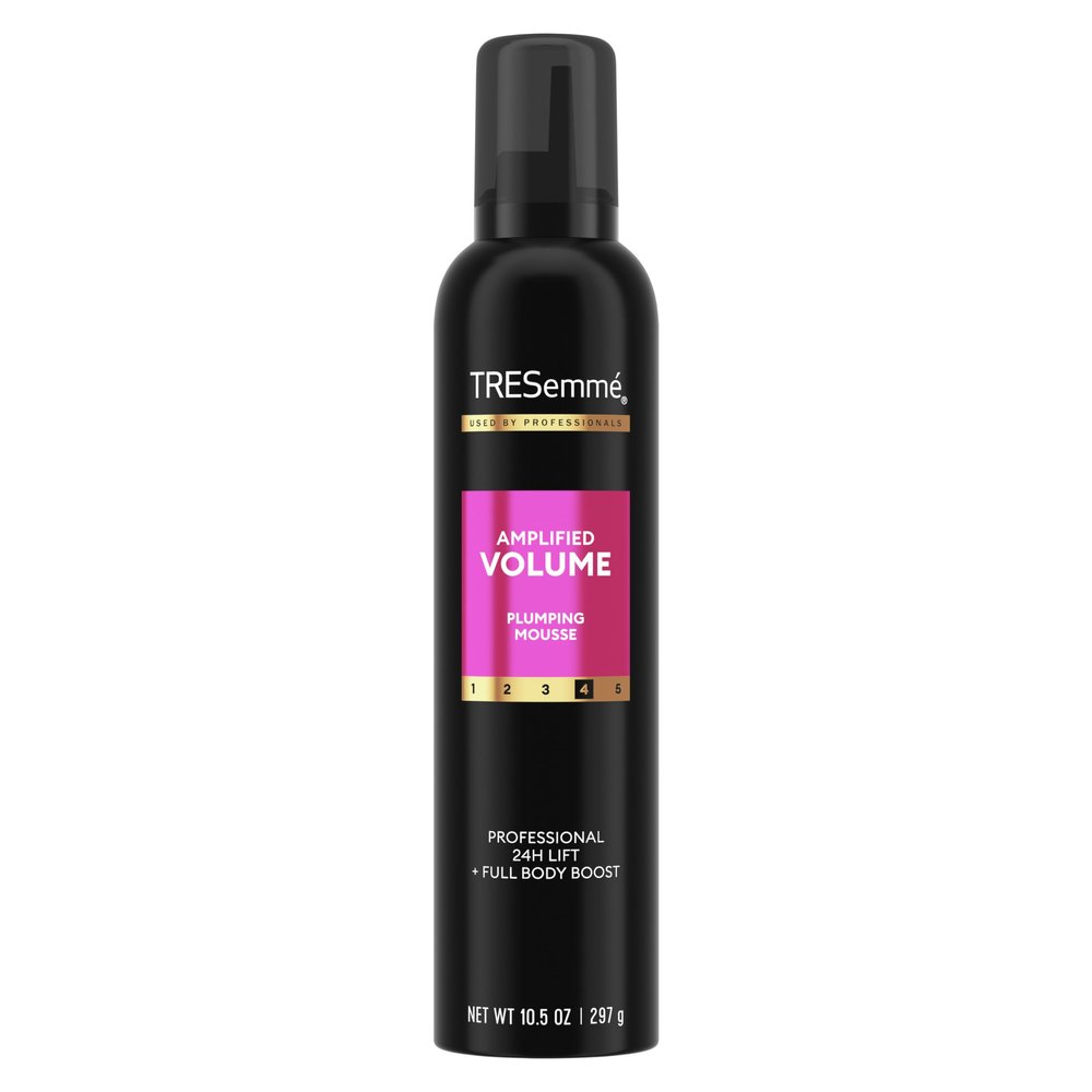 TRESemm Plumping Mousse Amplified Volume for 24H Lift and Body with Pro Lock Technology 10.5 Fl Oz