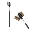 1 Pcs Eyebrow Brush, Metal Eyelash Comb, Resuable Dual Eyebrow Comb, Eye Brow Makeup Brush Eye Lash Comb for Eyelashes Extension (Bristles) view 1