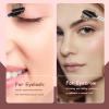 1 Pcs Eyebrow Brush, Metal Eyelash Comb, Resuable Dual Eyebrow Comb, Eye Brow Makeup Brush Eye Lash Comb for Eyelashes Extension (Bristles) view 3