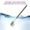 1 Pcs Eyebrow Brush, Metal Eyelash Comb, Resuable Dual Eyebrow Comb, Eye Brow Makeup Brush Eye Lash Comb for Eyelashes Extension (Bristles) view 4