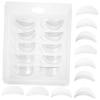 balacoo 20pcs Silicone Makeup Tool Lash Perming Pads Lash Perm Gasket False Eyelash Patches for Home Salon Use view 1