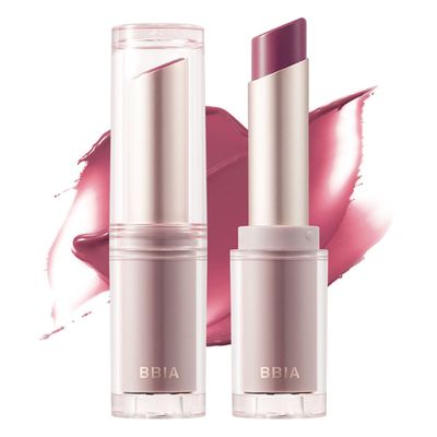 BBIA Ready To Wear Water Lipstick  Sheer Long-Lasting Lip Gloss Stick, Glowy & Glossy Texture, Moisturizing, Transparent & Buildable Color, Natural Tinting, Korea Lip Makeup (05 - WET PLUM)