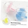POPETPOP 6pcs Portable Eyelash Organizer Case Creative Umbrella Design for False Eyelashes Storage Cute Multi-Color Yellow Red Pink Green Durable and Practical Makeup Accessory for Personal view 4