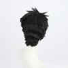 TEDPRBGE Anime Cosplay Wig Black Hair Wig Short Straight Wig Layered Wig with Bangs Cosplay Costume Wig Synthetic Hair Wigs view 4