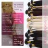 Moresoo Utip Hair Extensions Human Hair Ash Blonde Highlight Medium Blonde Hair Extensions U Tip Human Hair for Women 50G 50S 22 Inch view 4