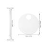 2 Sets Makeup Palette Makeup Mixing Tray for Foundation Makeup Plate for Foundation Makeup Mixing Palette with Spatula Blending Tray Foundation Plate Blending Plate Makeup Tool view 2