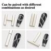 WOKOTO 4Pcs Nail Art Magnet Kit For Cat Eye Nail Designs Magnet Cat Eye Magnet For Nails Magnets Pens Nail Art Tools Gradient Ombre Design Cat Eye Magnet Sticks For Women Nails Cat Eye Nail Magnet view 2