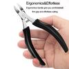 ingrown toenail removal kit,Pedicure Tools for feet,ingrown Toenail Clippers for Professional Podiatrist with Long Handle Curved Blade for Thick & Ingrown Nails, Suitable for Men, Women and Elderly view 4