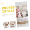 Angoily Household Woven Rope Sundries Basket for Desktop Storage Organizer for Home Office and Bathroom view 2